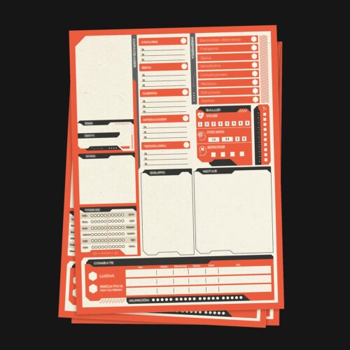 TM - Character Sheet Pack